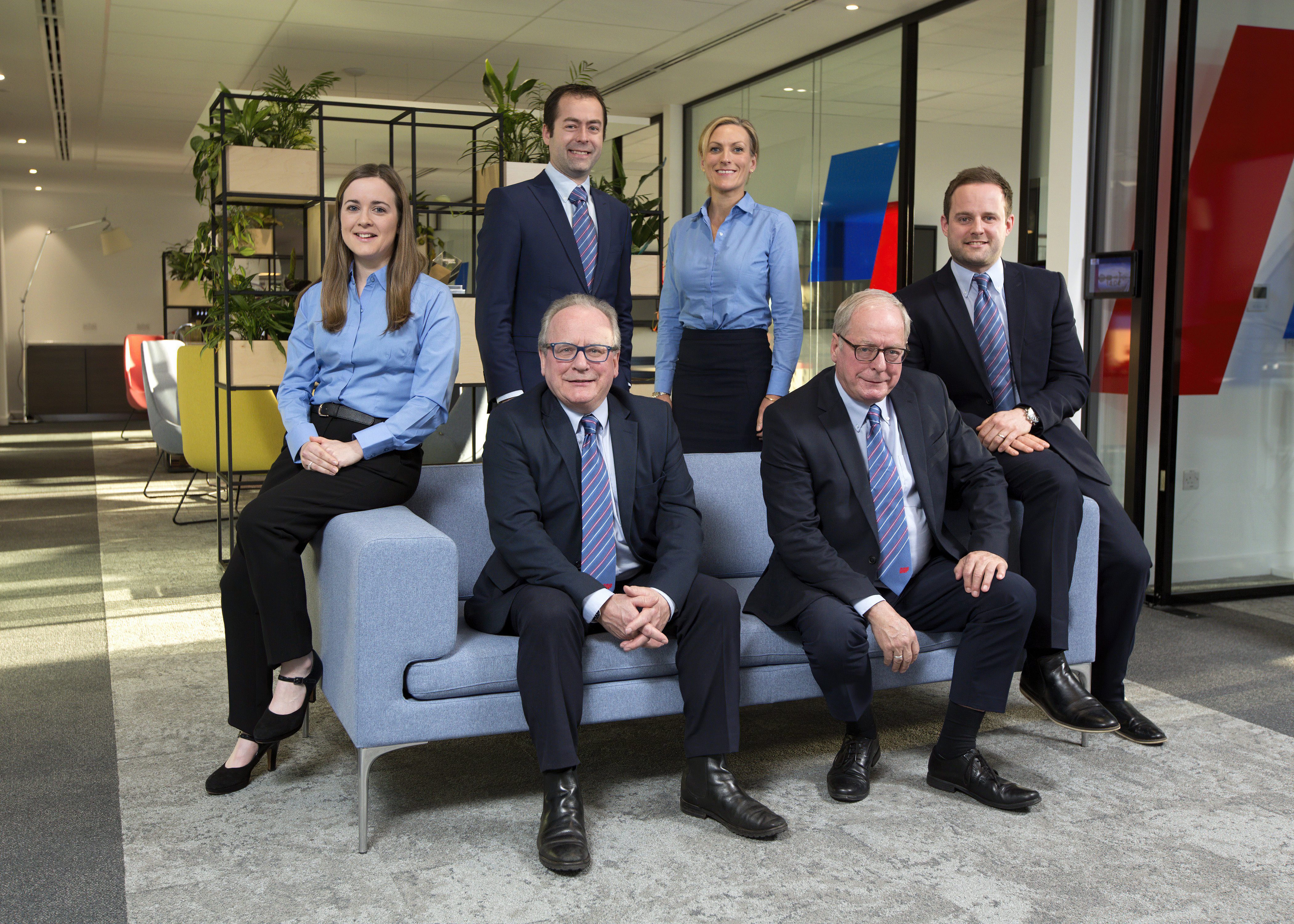 Leadership team of GAP Group Ltd. in a group photo.