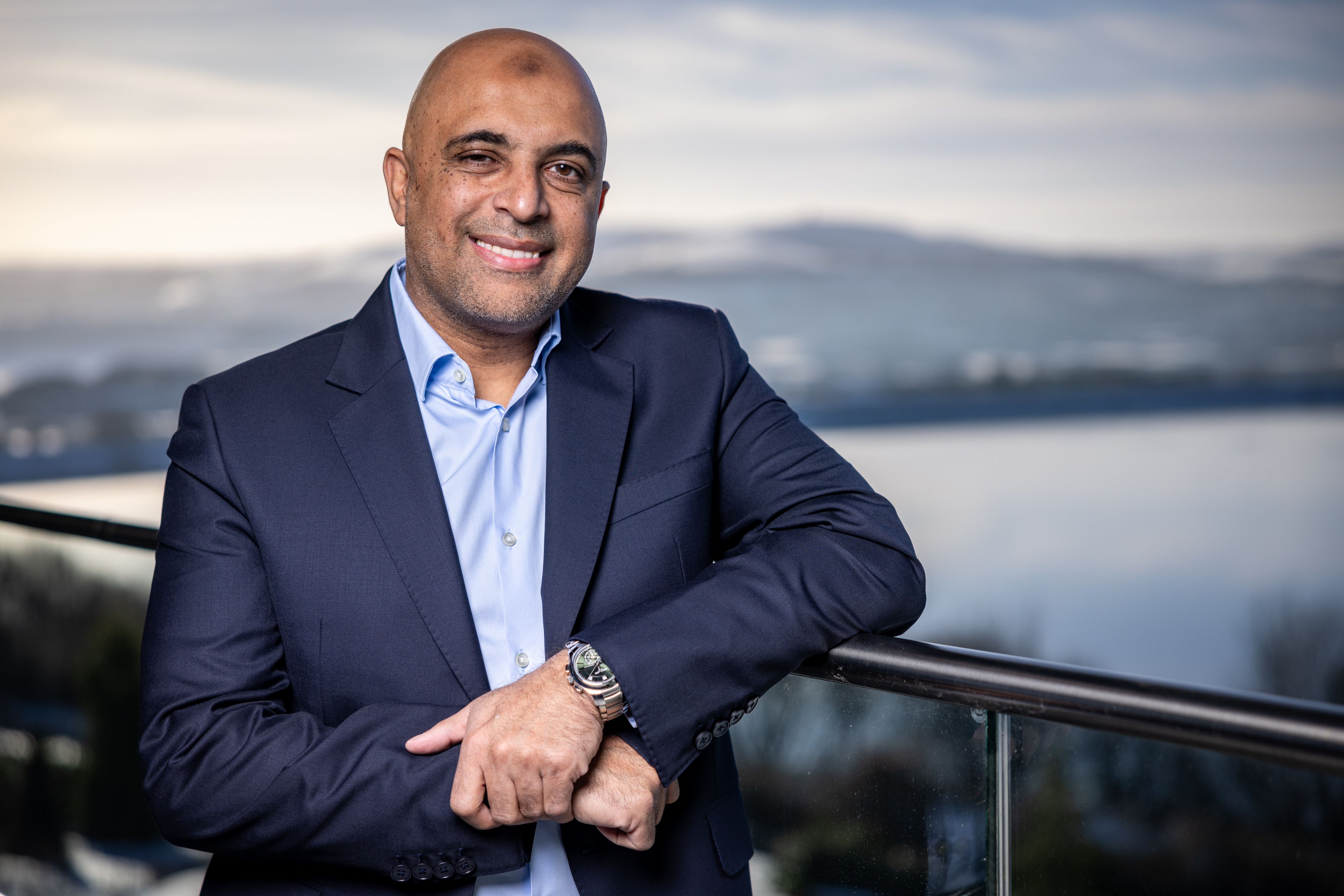 Portrait of Zuber Issa, co-founder of EG Group.